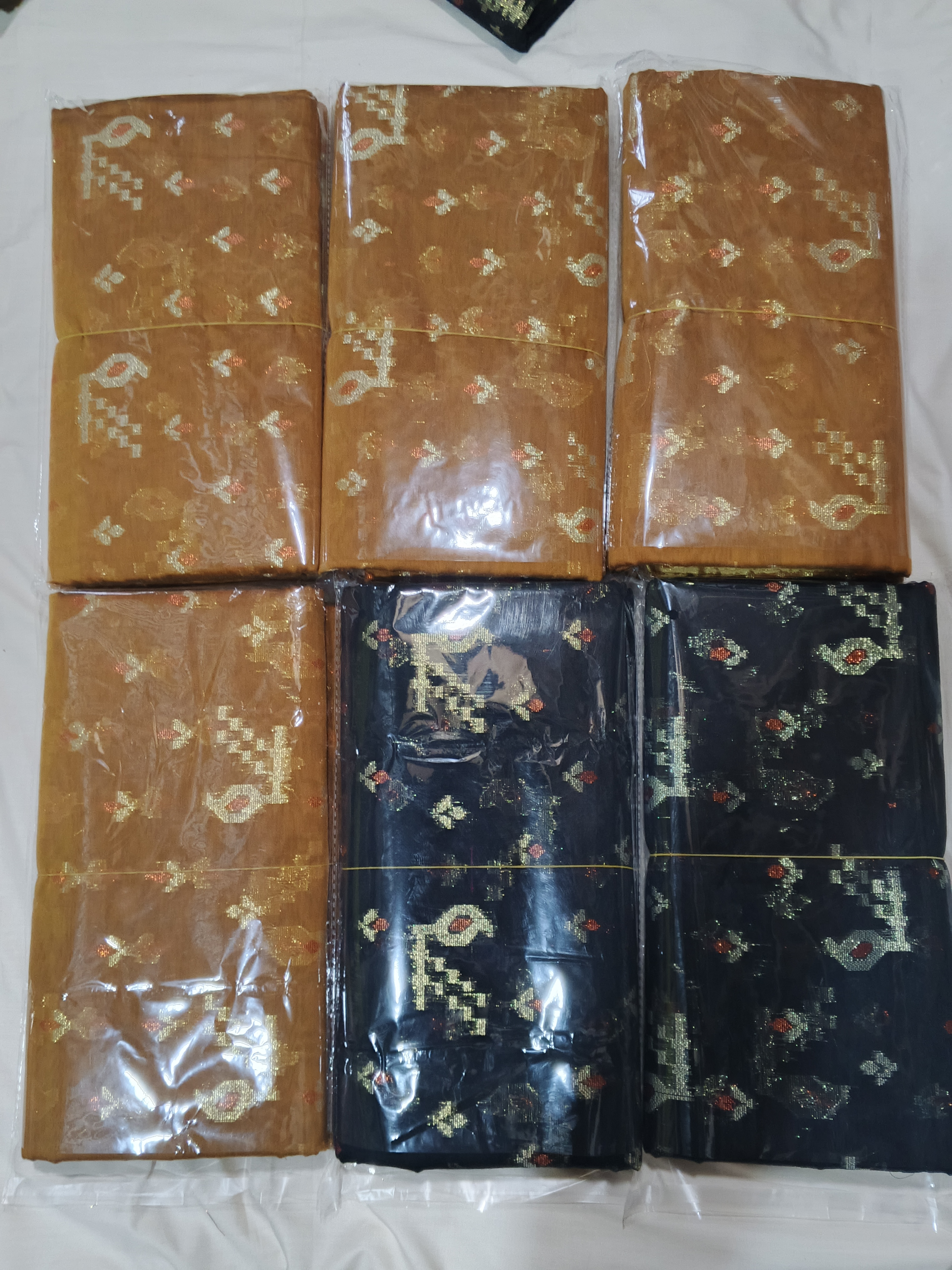 প্রিমিয়াম টেনসিল জরি জামদানি শাড়ি